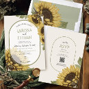 Search for boho sunflowers wedding invitations Sage green