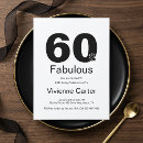 Search for 60 and fabulous sixty years invitations 60th