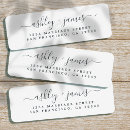 Search for swirl return address labels Elegant script