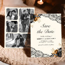 Search for black lace save the dates Ivory