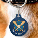 Search for baseball pet tags Illustration