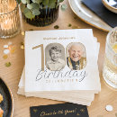 Search for 100th birthday napkins Hundredth