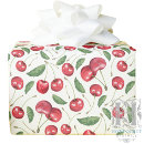 Search for cherries wrapping paper Red