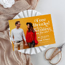 Search for free drinks invitations Typography