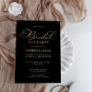 Search for black tea invitations Gold