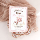 Search for western girl birthday invitations Baby girl