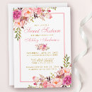 Recherche de blush 16ans anniversaire invitations Fleurs