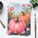 Search for fall holidays postcards Pumpkin