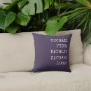 Search for purple pillows Names