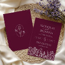 Search for burgundy fall wedding invitations Floral