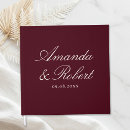 Search for burgundy wedding guest books Vintage