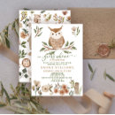 Search for owl invitations Watercolor