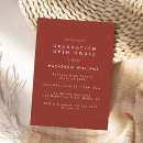 Search for red graduation invitations Classic