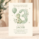Search for t rex birthday invitations Boys jurassic dino party