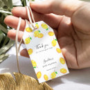 Recherche de citron étiquettes cadeau Écriture
