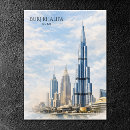 Search for tallest building postcards Burj khalifa