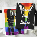 Search for gay pride wedding save the dates Mr and mr