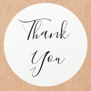Search for cursive thank you stickers Elegant