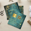 Search for green emerald gold business cards Minimalist