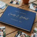 Search for royal blue wedding guest books Minimalist