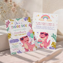 Search for girl dinosaur invitations Dinomite party