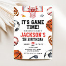Search for soccer game birthday invitations All star