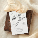 Recherche de 35 ans invitations Noir et blanc