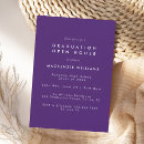 Search for purple graduation invitations Minimalist