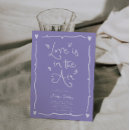 Search for lilac bridal shower invitations Trendy