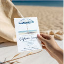 Search for beach bridal shower invitations White