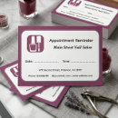 Search for nail salon appointment cards Simple