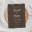 Search for dark wedding invitations Vintage
