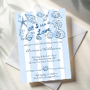 Search for seashell bridal shower invitations Beach