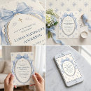 Search for ribbon christening invitations Elegant