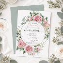 Search for blush and sage green invitations For her
