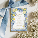 Search for lemon baby shower invitations Mediterranean