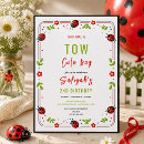 Search for ladybug kid invitations Baby girl