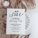 Search for we still do anniversary invitations Black and white