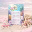 Search for turtle baby shower invitations Tropical