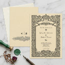 Search for crown wedding invitations Vintage