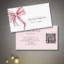 Search for bow business cards Chic