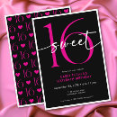 Recherche de tendances 16ans anniversaire invitations Pour elle