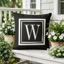 Recherche de noir chic coussins Family