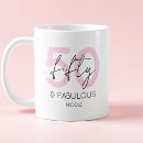 Search for milestone birthdays mugs Fifty