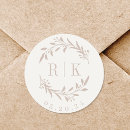 Search for logo wedding stickers Initial