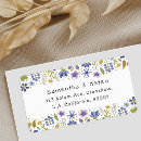 Search for spring flowers return address labels Pretty