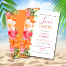Search for luau graduation invitations Beach