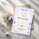 Search for toddler girl birthday invitations Silly goose birthday