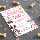 Search for dog 2nd birthday cards invites Ready two pawty