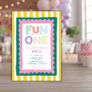 Search for fun 1st birthday invitations Unique